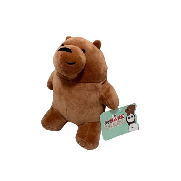 We Bare Bears Plush GRIZZLY BEAR Cartoon Network Warner Bros. Toy Factory 7” NEW - Picture 1 of 5